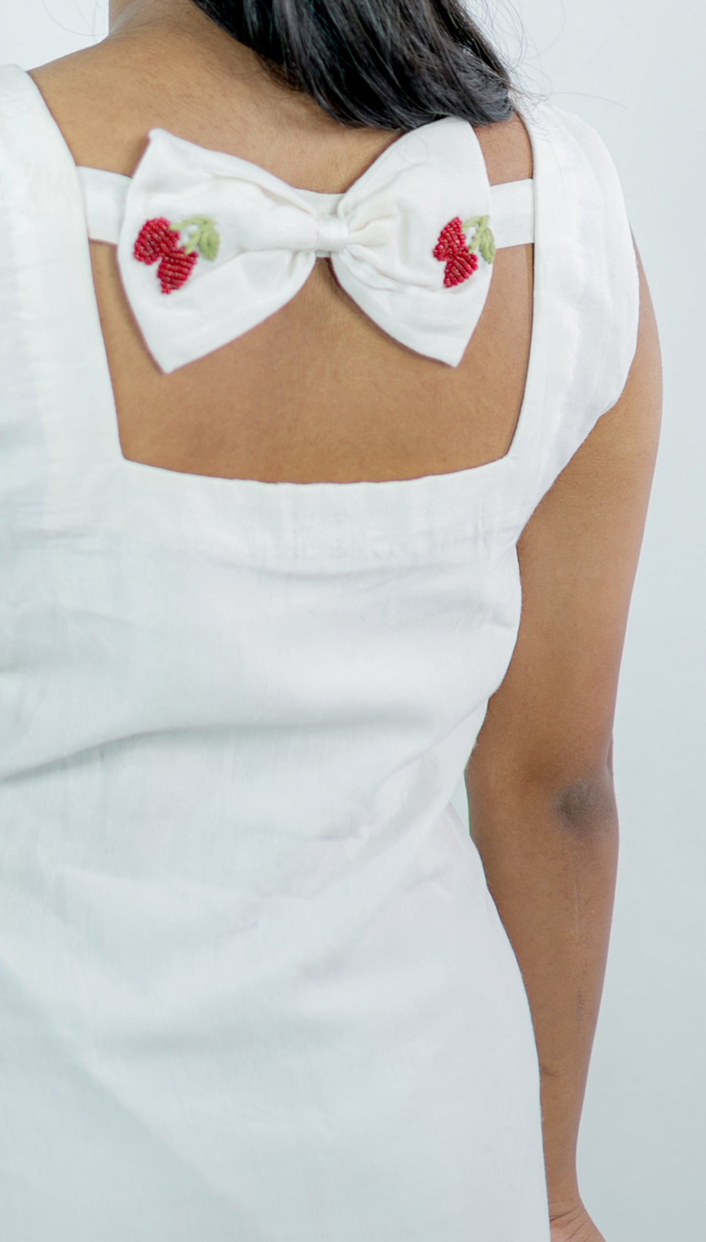 Cherry Short Frill Dress