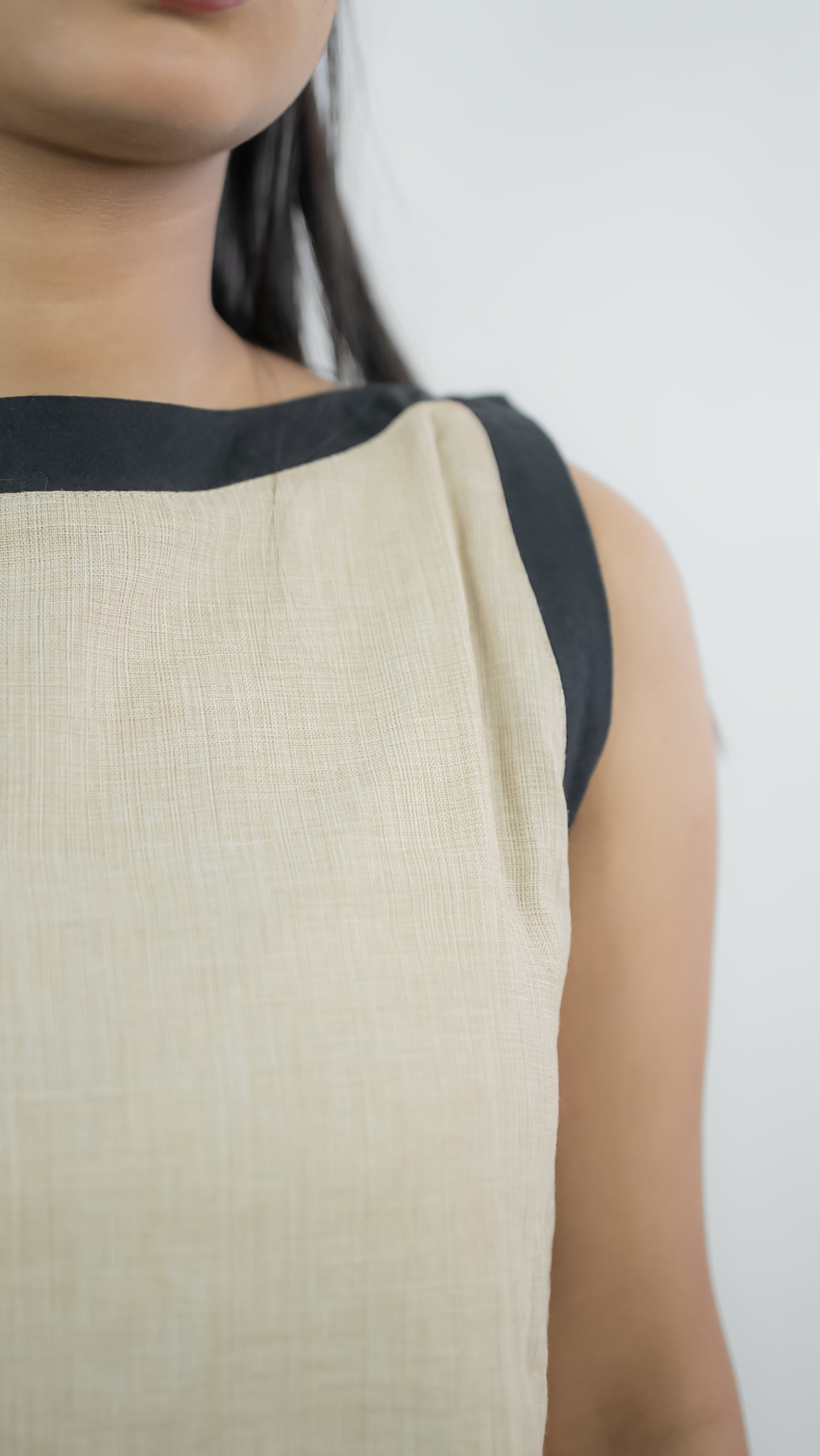 Beige khadi top